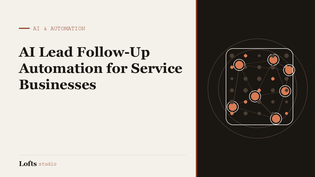 AI Lead Follow-Up Automation for Service Businesses