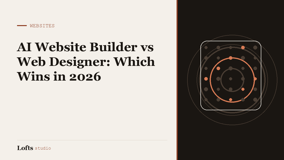 AI Website Builder vs Web Designer: Which Wins in 2026