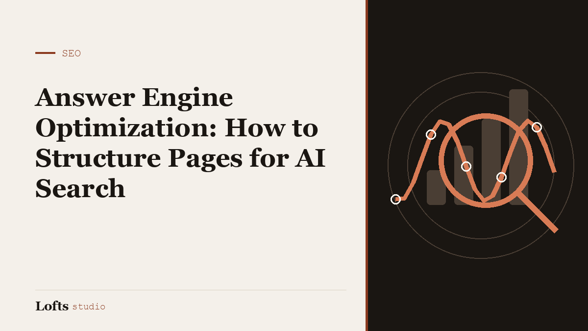 Answer Engine Optimization: How to Structure Pages for AI Search