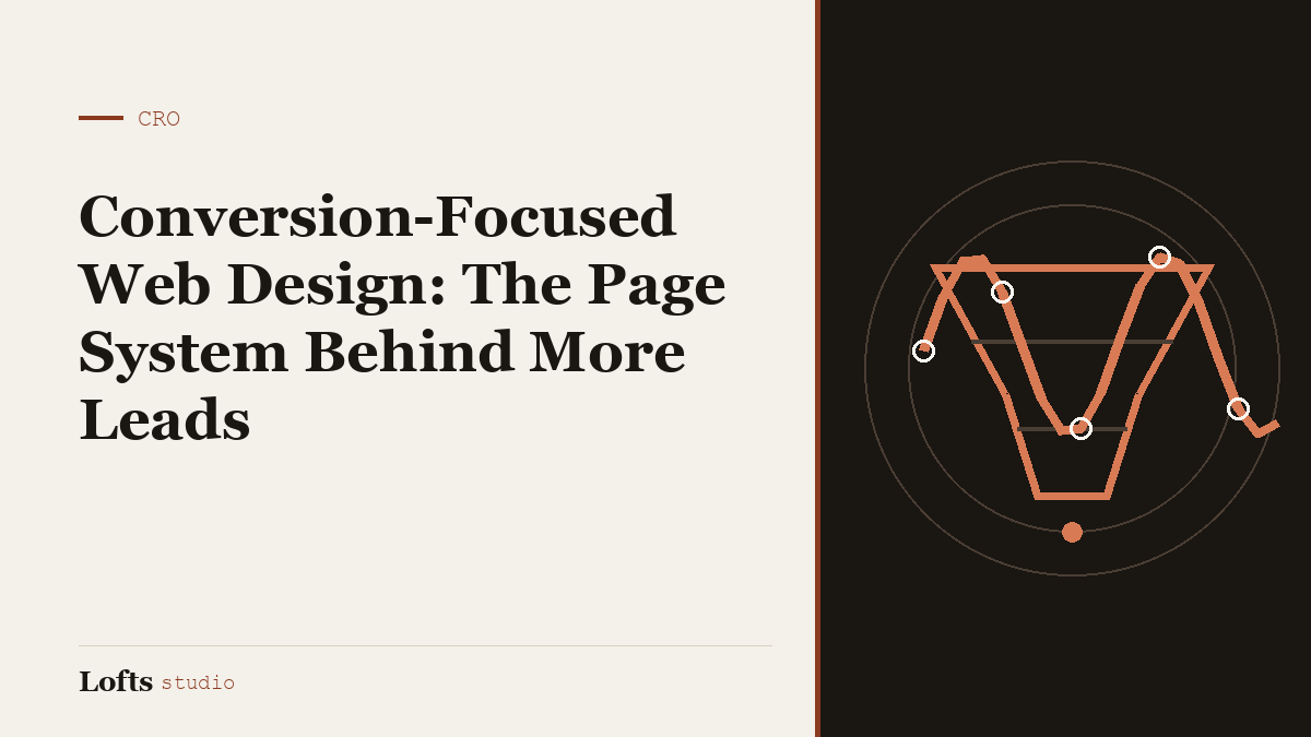 Conversion-Focused Web Design: The Page System Behind More Leads