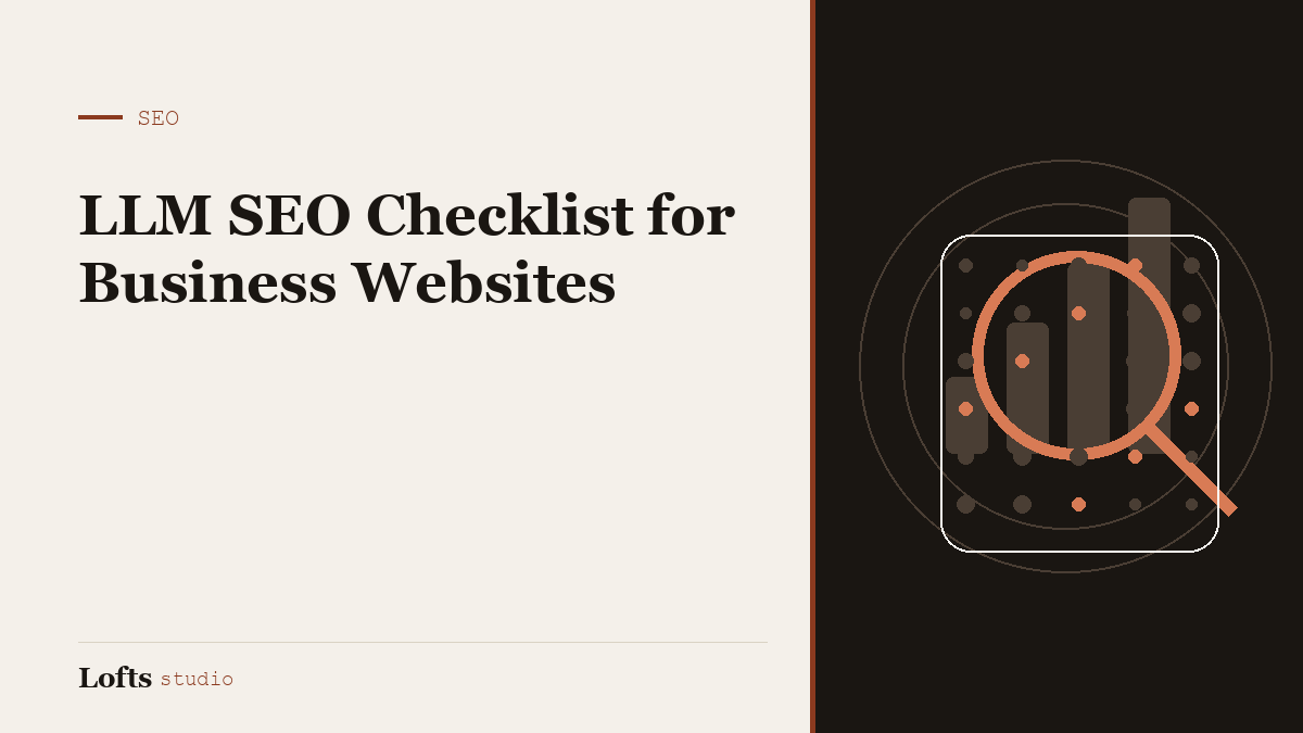 LLM SEO Checklist for Business Websites