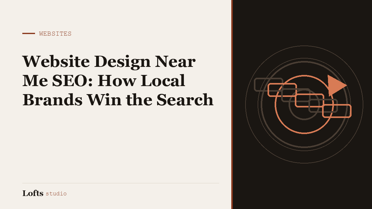 Website Design Near Me SEO: How Local Brands Win the Search
