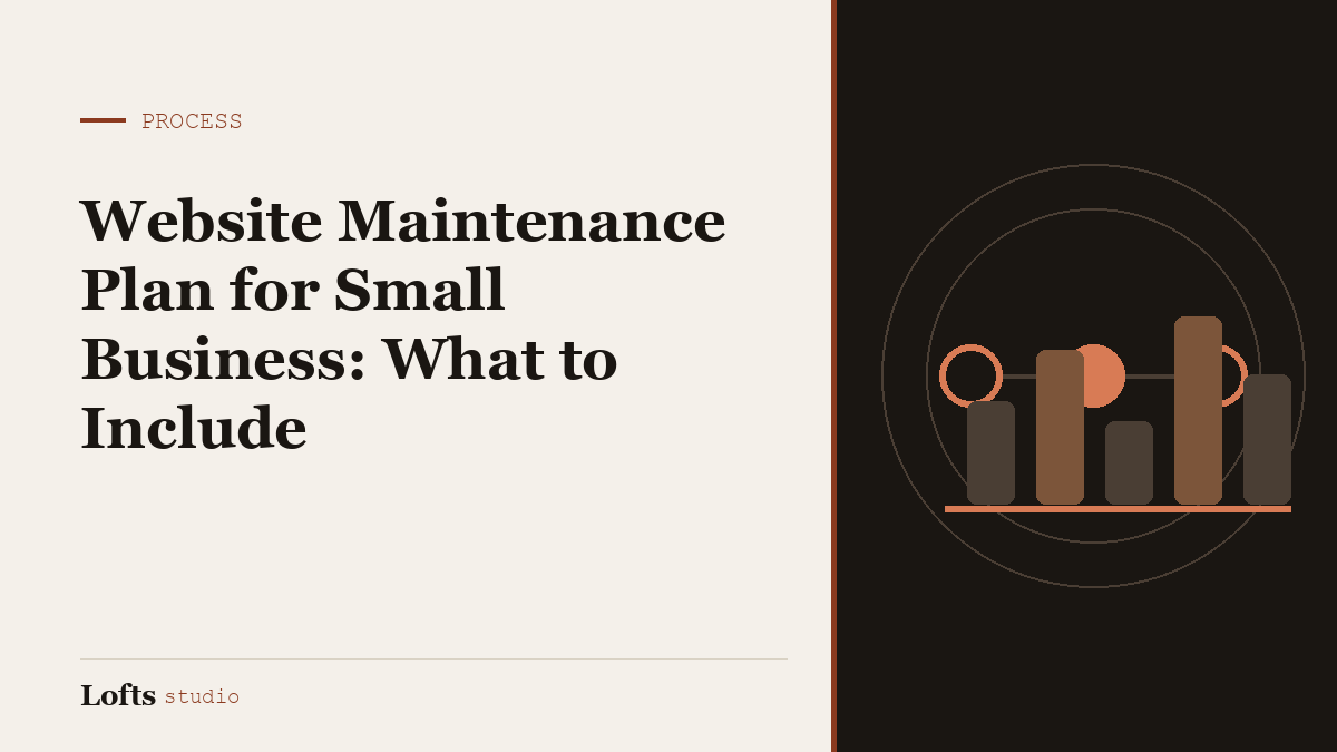Website Maintenance Plan for Small Business: What to Include