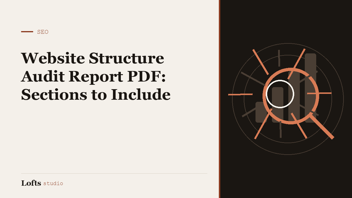 Website Structure Audit Report PDF: Sections to Include