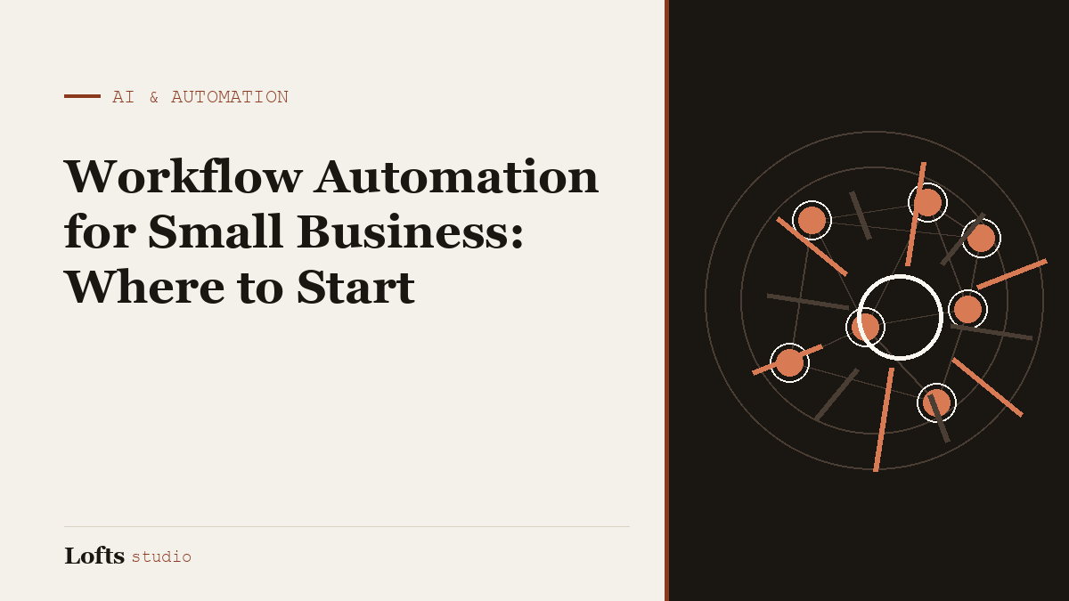 Workflow Automation for Small Business: Where to Start