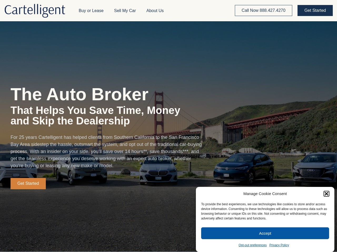 Cartelligent car buying service website
