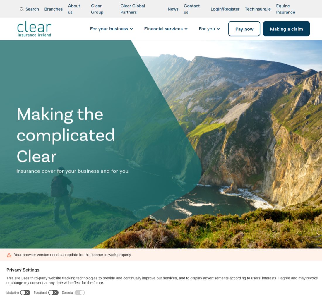 PC Insurances — WordPress project