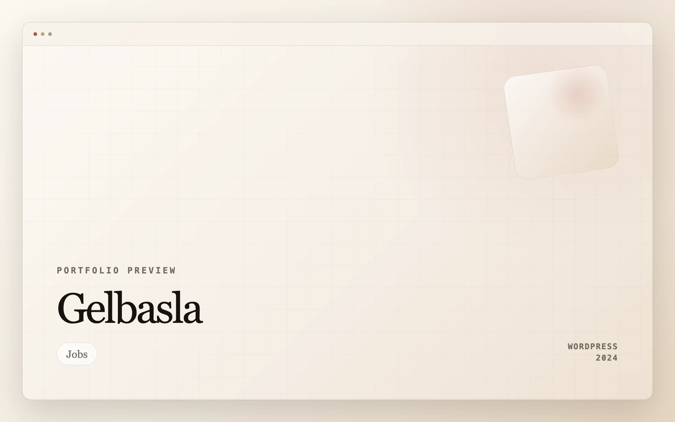 Gelbasla homepage screenshot — WordPress project by Lofts Studio