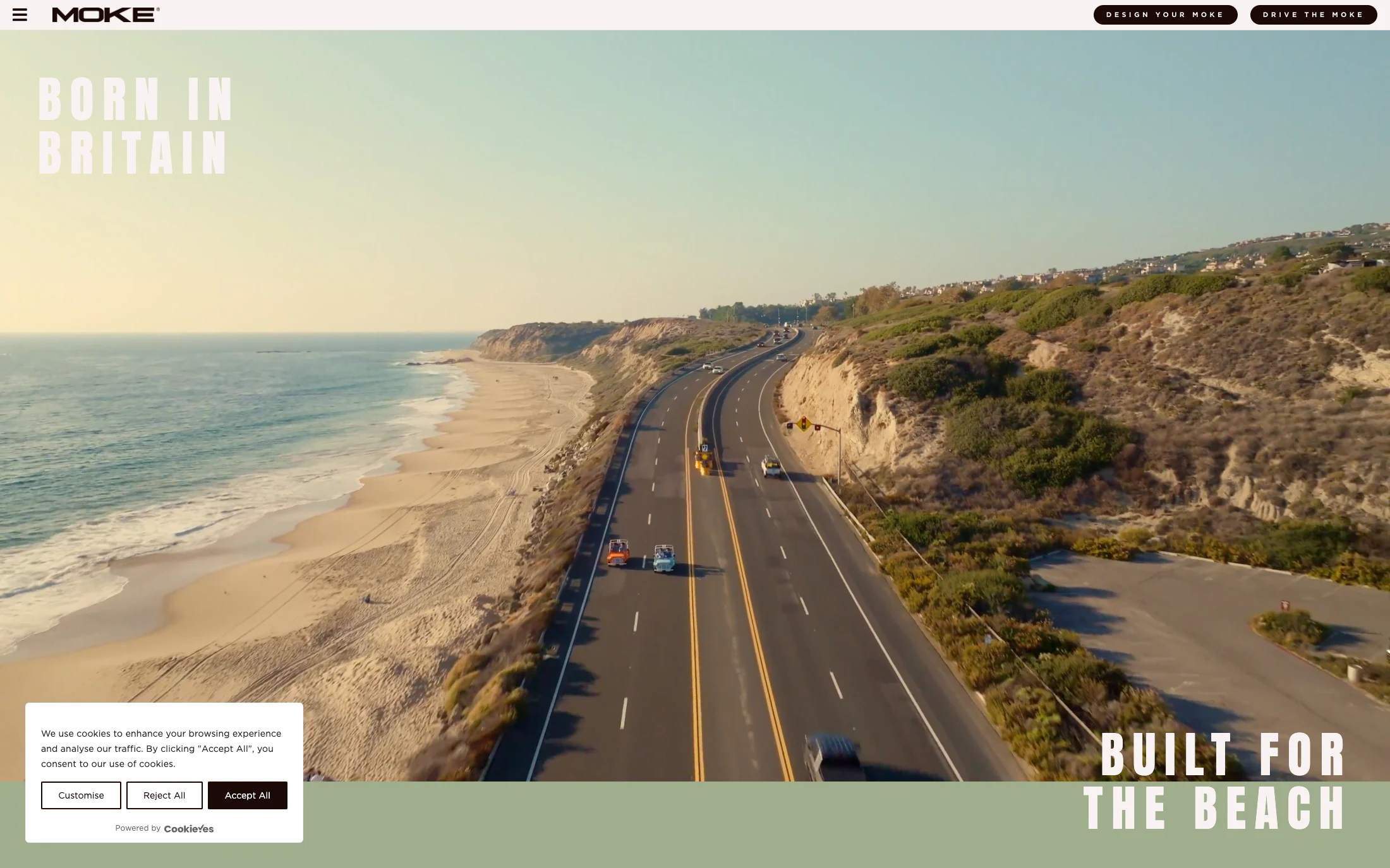 Moke International electric vehicle Shopify store — global multi-currency build by Lofts Studio
