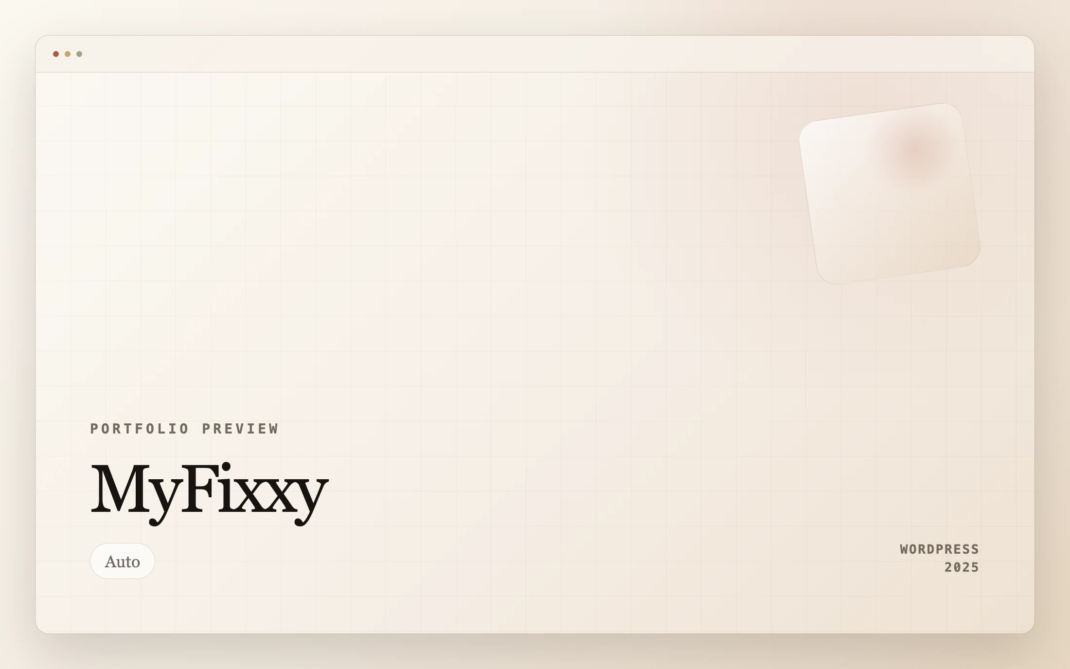 MyFixxy homepage screenshot — WordPress project by Lofts Studio