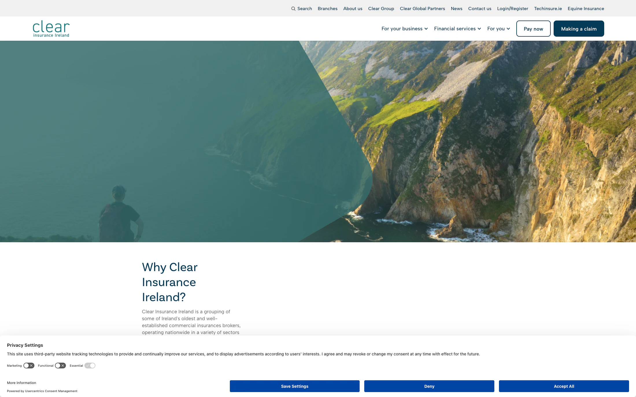 PC Insurances — WordPress project
